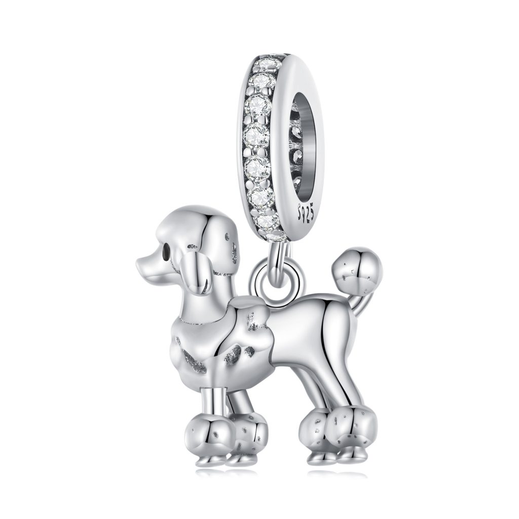 Talisman din argint Silver Poodle-Talismane >> Talismane din Argint (toate)