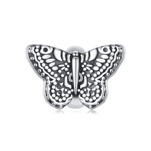 Talisman din argint Simple Vintage Butterfly-Talismane >> Talismane din Argint (toate)