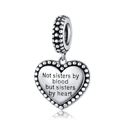 Talisman din argint Sisters by Heart-Talismane >> Talismane pandantiv