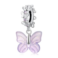 Talisman din argint Transparent Butterfly-Talismane >> Talismane din Argint (toate)