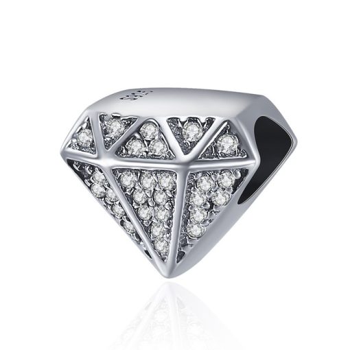 Talisman din argint cu Forma de Diamant-Talismane >> Talismane din Argint (toate)