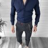 Tinuta barbati smart casual Pantaloni + Camasa 10087-Tinute barbati smart casual > Tinute barbati smart casual din 2 piese