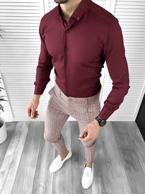Tinuta barbati smart casual Pantaloni + Camasa 10317-Tinute barbati smart casual > Tinute barbati smart casual din 2 piese