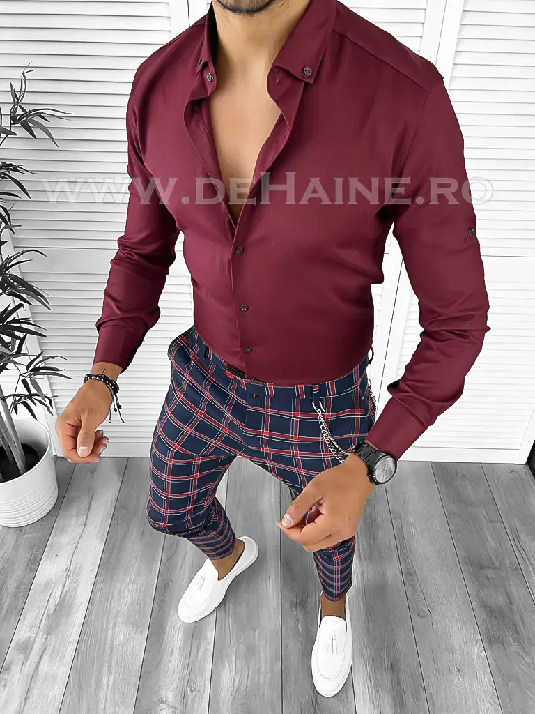 Tinuta barbati smart casual Pantaloni + Camasa B8844-Tinute barbati smart casual > Tinute barbati smart casual din 2 piese