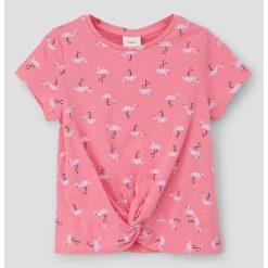 Tricou slim fit cu flamingo-FETE-IMBRACAMINTE/Tricouri si maiouri