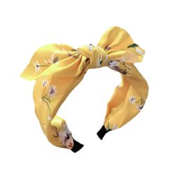 Bentita pentru par cu fundita tinereasca - cu imprimeu floral - EFAYN-FEMEI-GENTI SI ACCESORII/Palarii