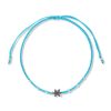 Bratara cu snur Light Blue Turtle-Bratari >> Bratari din argint