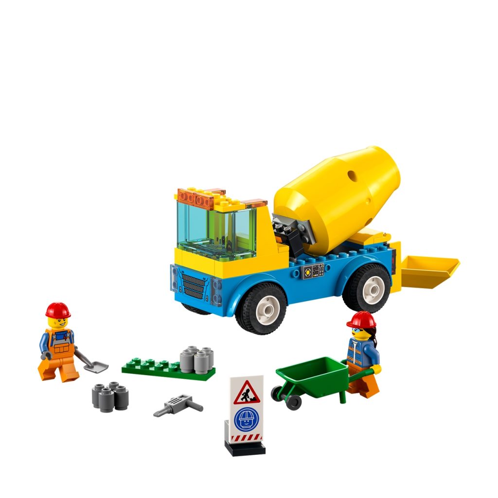 City cement mixer truck 60325-Jucarii-Jocuri de construit