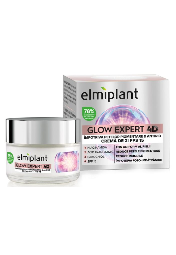 Crema de zi Glow Expert 4D impotriva petelor pigmentare - antirid - cu Niacinamida si SPF 15 - 50 ml-FEMEI-GENTI SI ACCESORII/Produse cosmetice