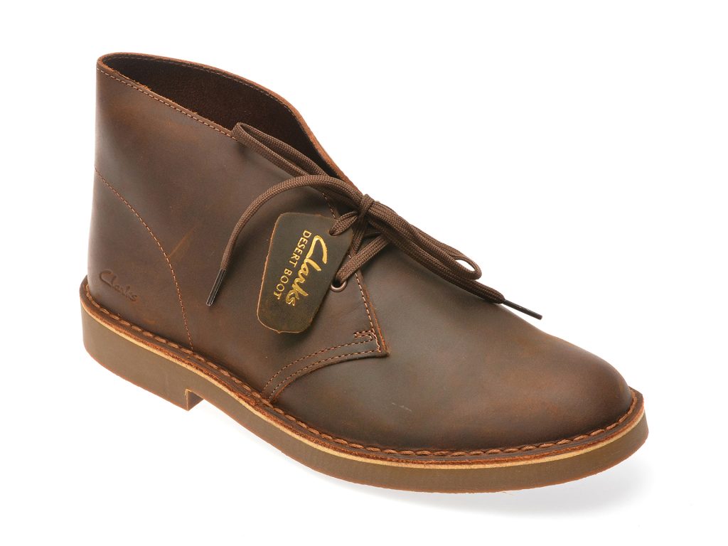 Ghete elegante CLARKS maro