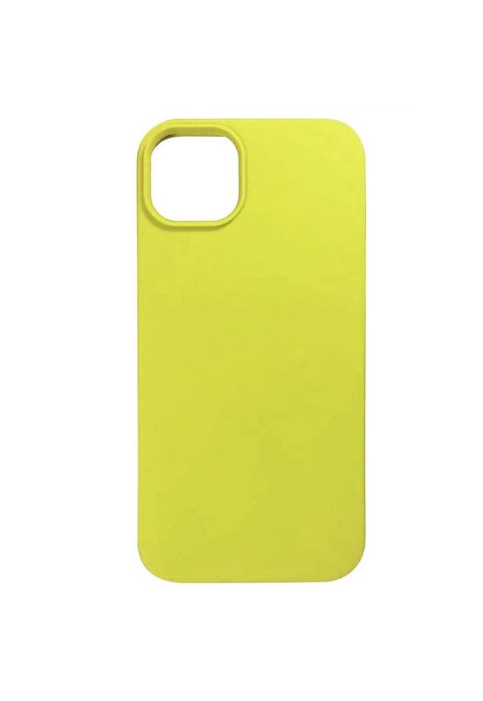 Husa de protectie Liquid Silicon MagCharge pentru iPhone 14 - Galben-FEMEI-