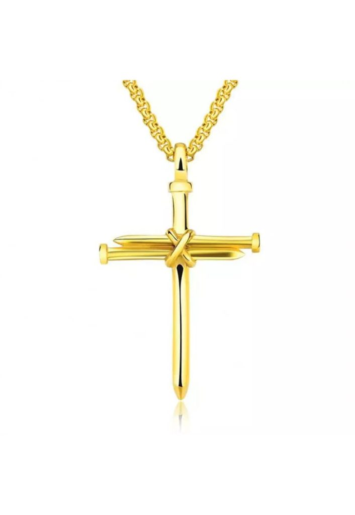 Lant cu pandantiv cruce. model cross - unisex - EFAYN-FEMEI-