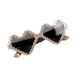 Ochelari de soare pentru copii - unisex - design in forma de inima - model pixel cool - EFAYN-FETE-GENTI SI ACCESORII/Ochelari de soare