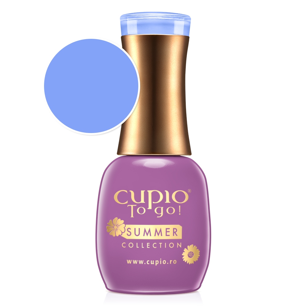 Oja semipermanenta Cupio To Go! Summer Collection - Blue Jeans 15ml-sunkissed.-Manichiura