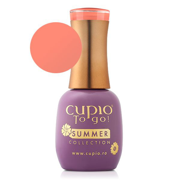 Oja semipermanenta Cupio To Go! Summer Collection - Papaya Smoothie 15ml-sunkissed.-Manichiura