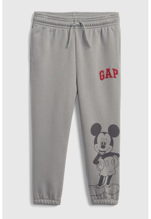 Pantaloni de trening cu imprimeu cu Mickey Mouse-BAIETI-IMBRACAMINTE/Blugi