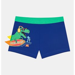 Pantaloni scurti de baie cu imprimeu grafic-BAIETI-IMBRACAMINTE/Costume de baie