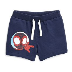 Pantaloni scurti de bumbac cu imprimeu-BAIETI-IMBRACAMINTE/Sorturi