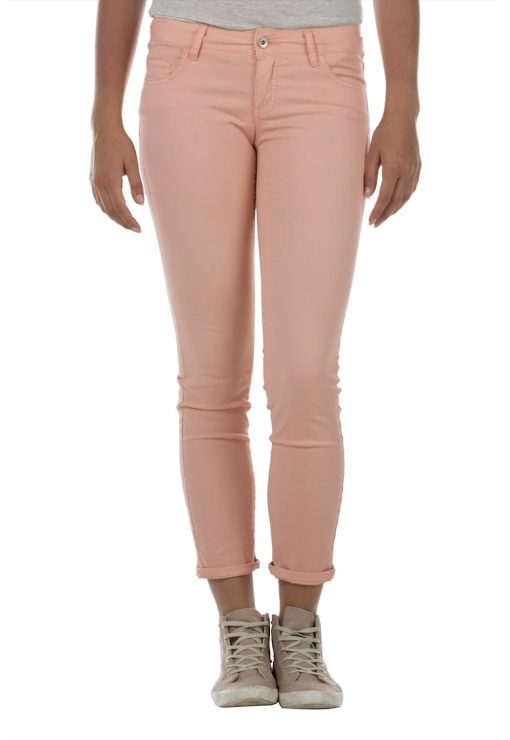 Pantaloni skinny crop cu talie joasa-FEMEI-IMBRACAMINTE/Pantaloni si colanti