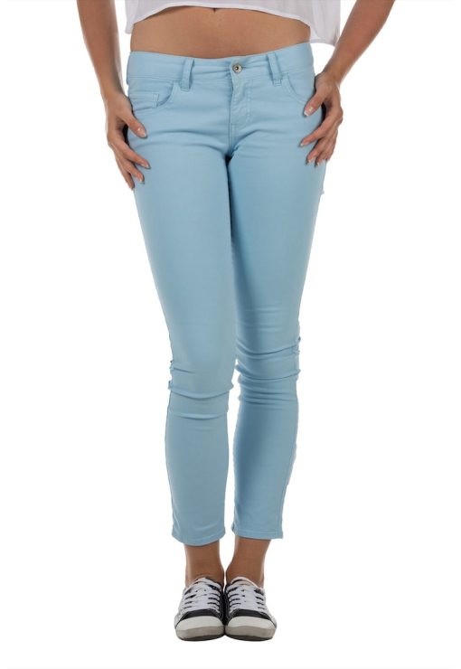 Pantaloni skinny crop cu talie joasa-FEMEI-IMBRACAMINTE/Pantaloni si colanti