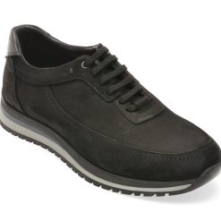 Pantofi casual OTTER negri