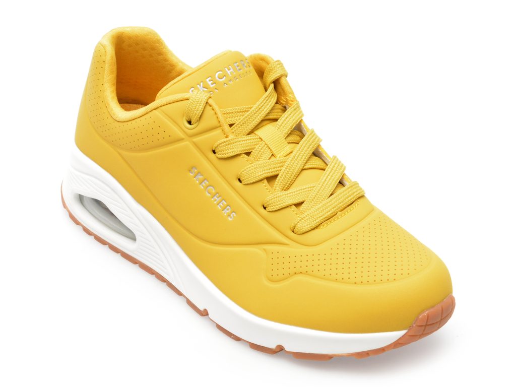 Pantofi sport SKECHERS galbeni