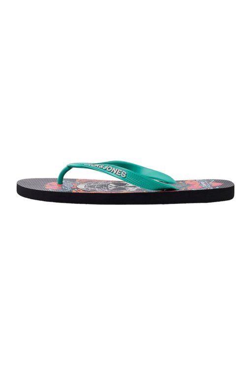 Papuci flip-flop cu logo contrastant-BARBATI-INCALTAMINTE/Papuci