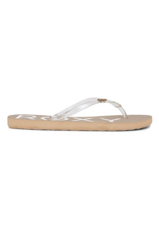 Papuci flip-flop din material moale cu barete transparente Viva-FEMEI-INCALTAMINTE/Papuci