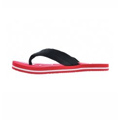 Papuci flip-flop din material textil cu logo-FEMEI-INCALTAMINTE/Papuci