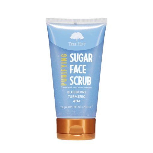 Purifying blueberry turmeric aha sugar face scrub 210 gr-Ingrijirea pielii-Fata > Demachiant si toner