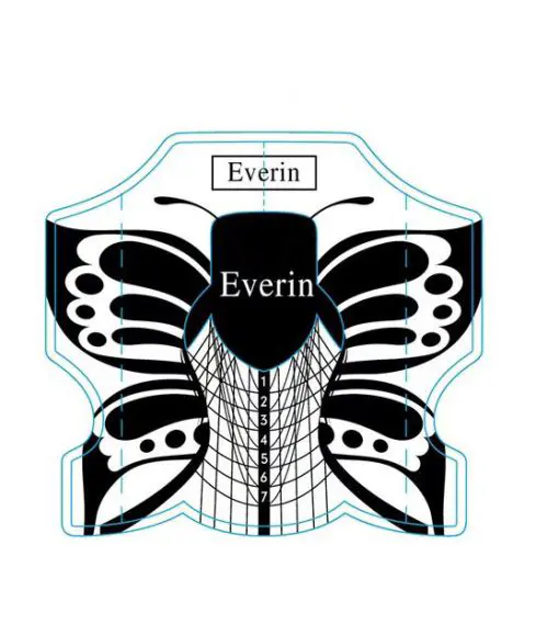 Sabloane Unghii Profesionale Everin rola 500buc. U14 - Everin-USTENSILE SI ACCESORII ❤️ > Sabloane si tipsuri