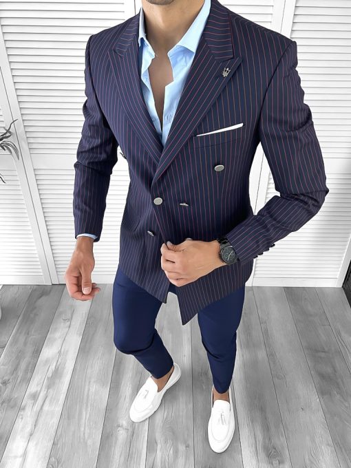 Sacou barbati slim fit 012 90-2.1-Sacouri barbati