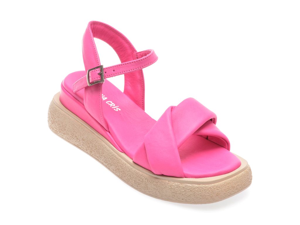 Sandale casual DONNA CRIS fucsia