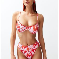 Slip cu imprimeu tropical-FEMEI-IMBRACAMINTE/Costume de baie