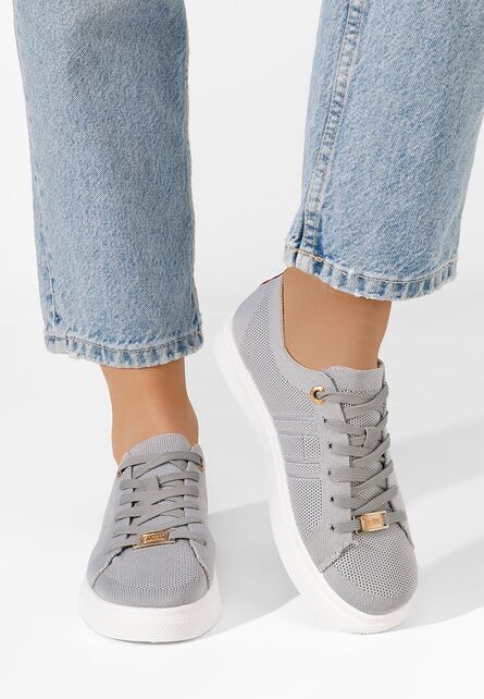 Sneakers dama Belinda gri-Sneakers dama-Pantofi dama casual