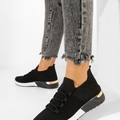 Sneakers dama Bushra negri-Sneakers dama-Sneakers dama