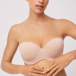 Sutien bandeau buretat cu sarma si cupe preformate Ysabel Mora 10123-FEMEI