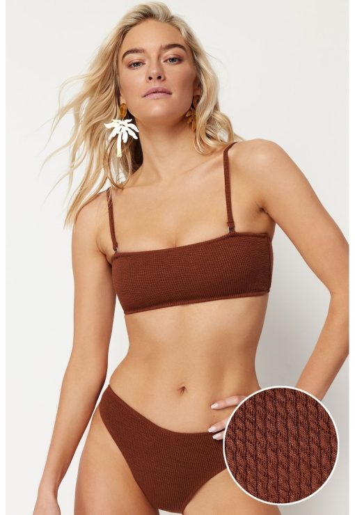 Sutien bandeau de baie cu bretele detasabile-FEMEI-IMBRACAMINTE/Costume de baie