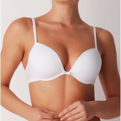 Sutien microfibra T-shirt buretat cu sarme Cotonella 8631 00B1-FEMEI