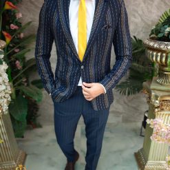 Tinuta 5 piese Sacou Pantalon Camasa Cravata Curea TN098 7