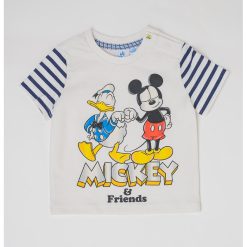 Tricou cu imprimeu Mickey Mouse-BAIETI-IMBRACAMINTE/Tricouri si maiouri