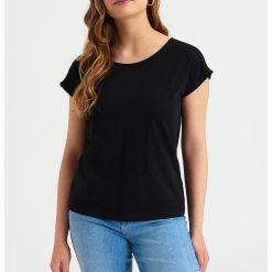 Tricou cu insertii crosetate-FEMEI-IMBRACAMINTE/Tricouri si maiouri