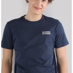 Tricou de bumbac cu imprimeu pe partea din spate-BARBATI-IMBRACAMINTE/Tricouri si maiouri