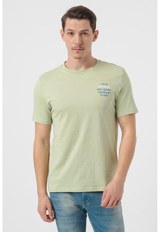 Tricou din bumbac cu imprimeu logo Austin-BARBATI-IMBRACAMINTE/Tricouri si maiouri