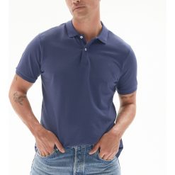 Tricou polo cu model uni-BARBATI-IMBRACAMINTE/Tricouri si maiouri