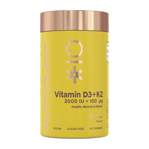 Vitamine jeleuri Premium Vitamin D3 & K2 NUTRIBURST 60buc-Ingrijire Corp-Ingrijire ten