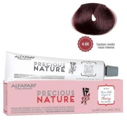 Vopsea Permanenta fara amoniac Precious Nature 4.66 Castano Medio Rosso Intenso - Femei - 60 ml-FEMEI-GENTI SI ACCESORII/Produse cosmetice