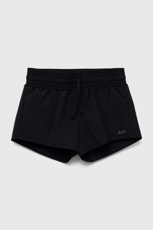 Abercrombie & Fitch pantaloni scurti copii culoarea negru