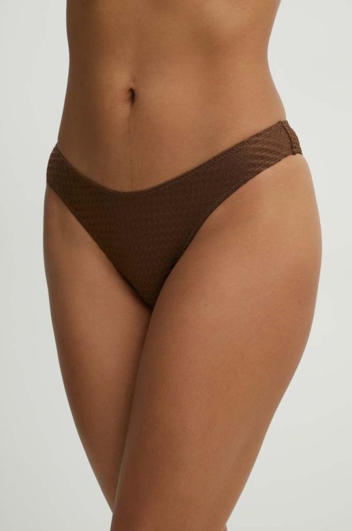 Answear Lab chiloti de baie culoarea maro-Costume de baie