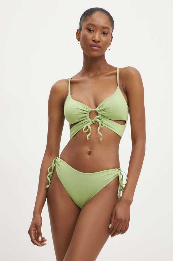 Answear Lab chiloti de baie culoarea verde-Costume de baie